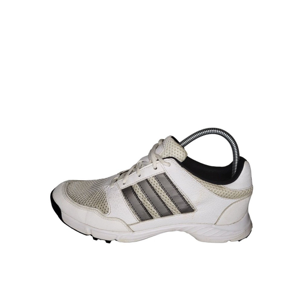 Adidas Tech Response 4.0 Mens Golf Shoes Size 8 White Grey Spiked Cleats Sneaker